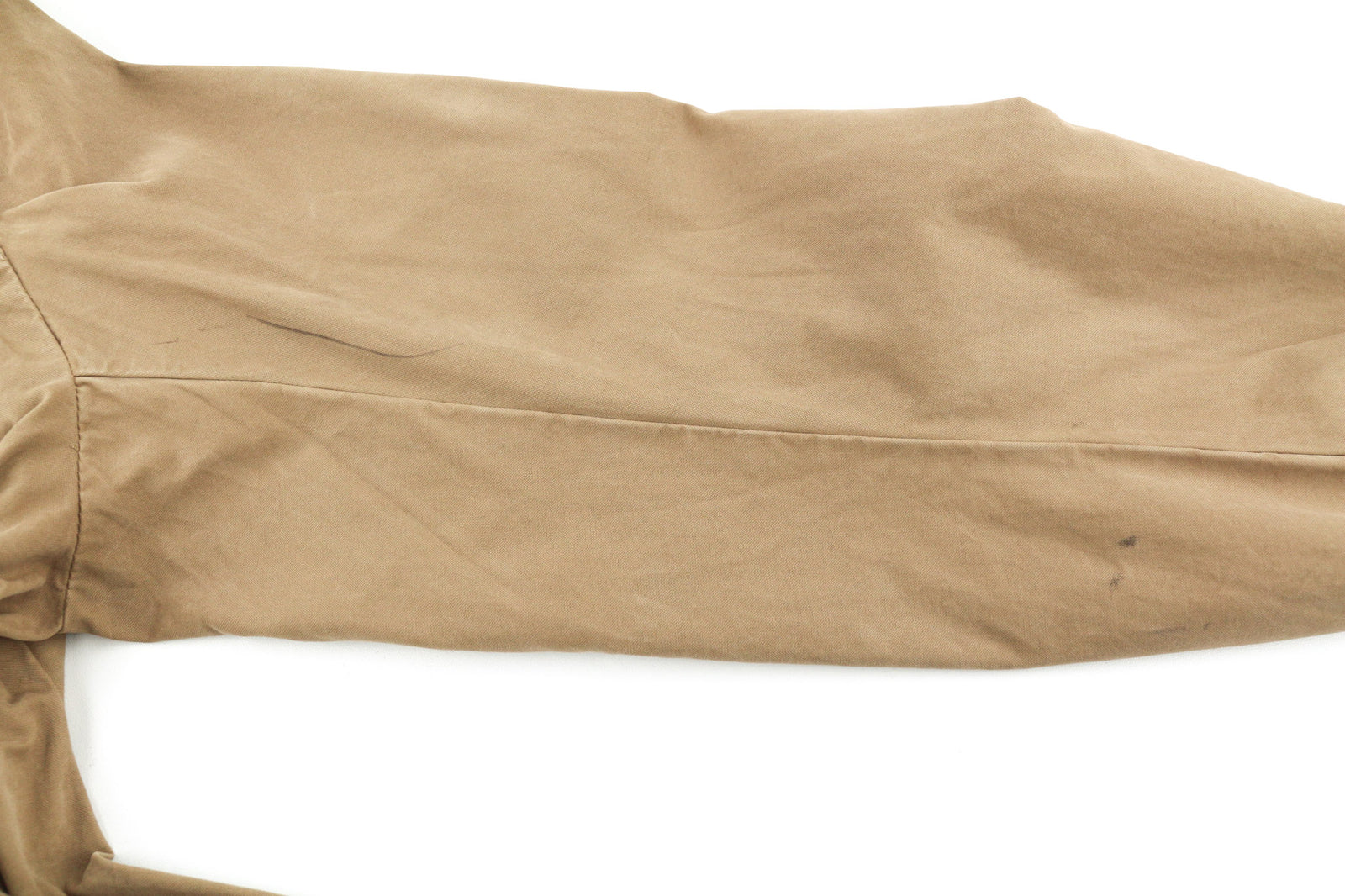 NUDIE JEANS Mick vyriška striukė M ruda su uždėtinėmis kišenėmis, užtrauktuku ir be pamušalo, užtrauktuku, rankogaliais su logotipu. 