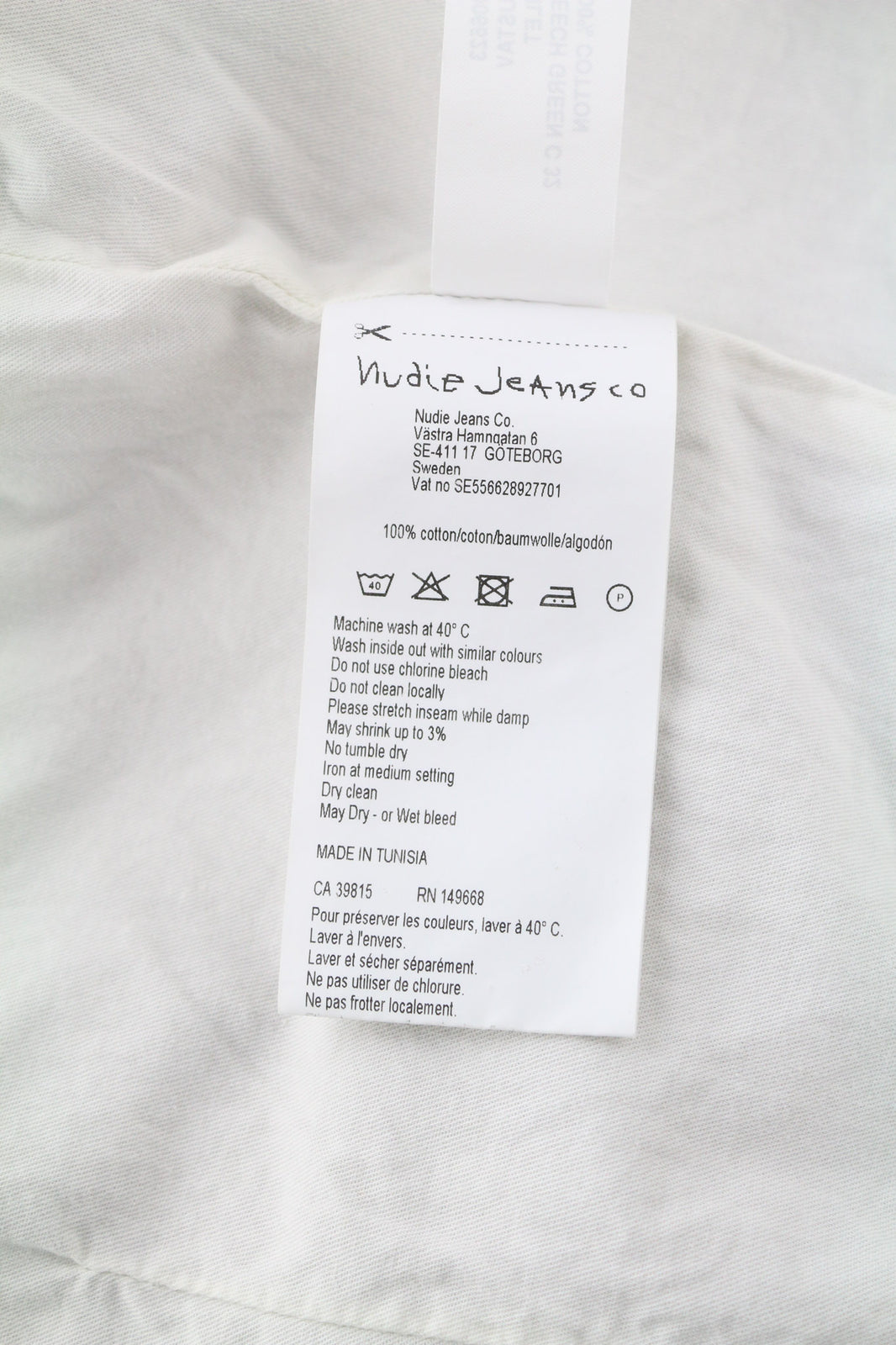 NUDIE JEANS Gustav vyriška liemenė M, buko žalia, ekologiška, su sagomis, kišenėmis, plona pamušalu. 