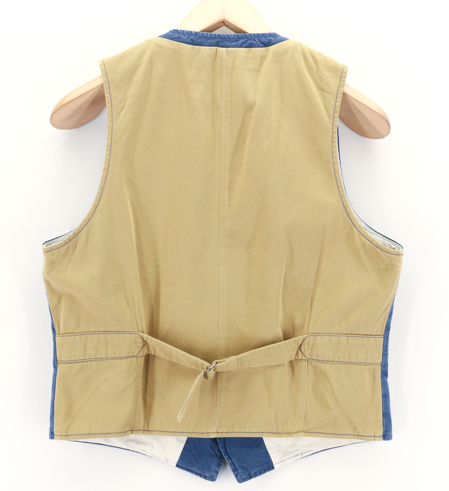 NUDIE JEANS Gustav vyriška liemenė M Oden mėlyna ekologiška sagomis su kišenėmis, plona pamušalu 