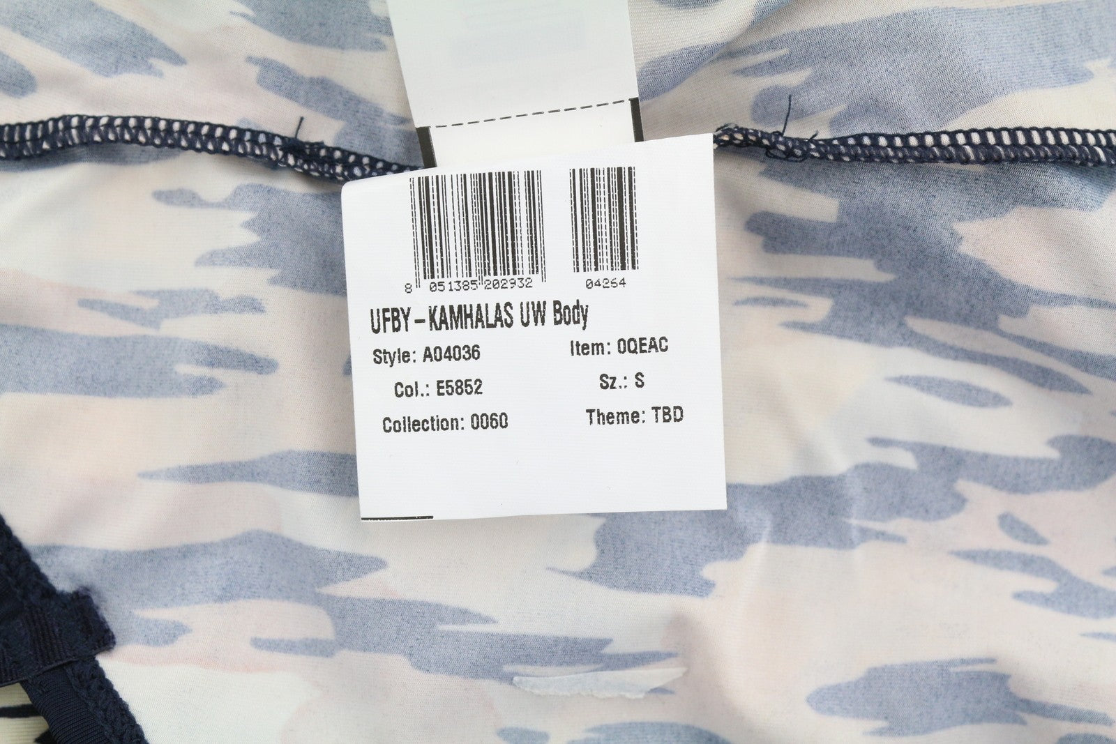 DIESEL Ufby-Kamhalas UW moteriškas bodis S raštuotas be rankovių, tamprus logotipas