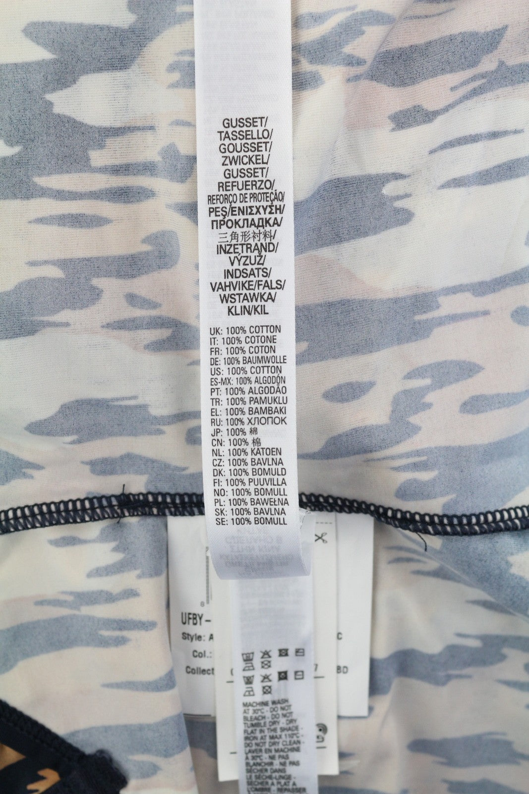 DIESEL Ufby-Kamhalas UW moteriškas bodis S raštuotas be rankovių, tamprus logotipas