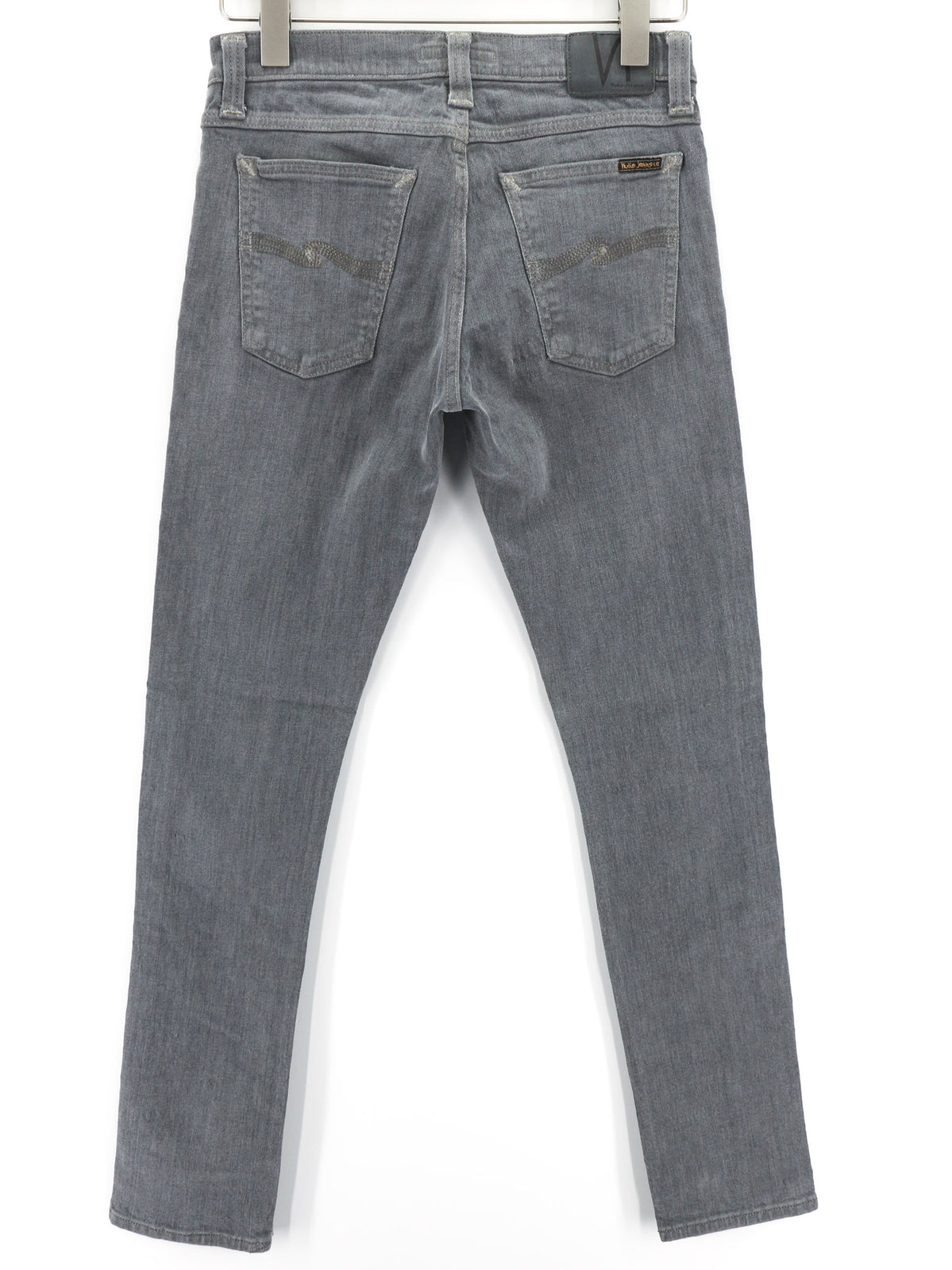 NUDIE JEANS Tight Long John Men Jeans W29/L32 Organic Charcoal Washed Slim Fit