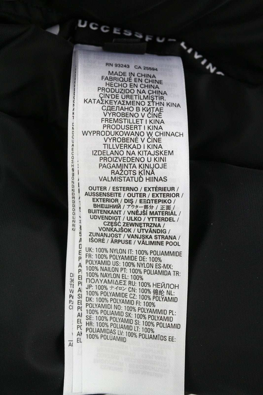 DIESEL W-Jupiter vyriška striukė L, juoda, dvipusė, blizganti, su logotipu, izoliuota, RRP 495 € 