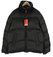 DIESEL W-Jupiter vyriška striukė XL, juoda, dvipusė, blizganti, izoliuota, RRP 495 € 