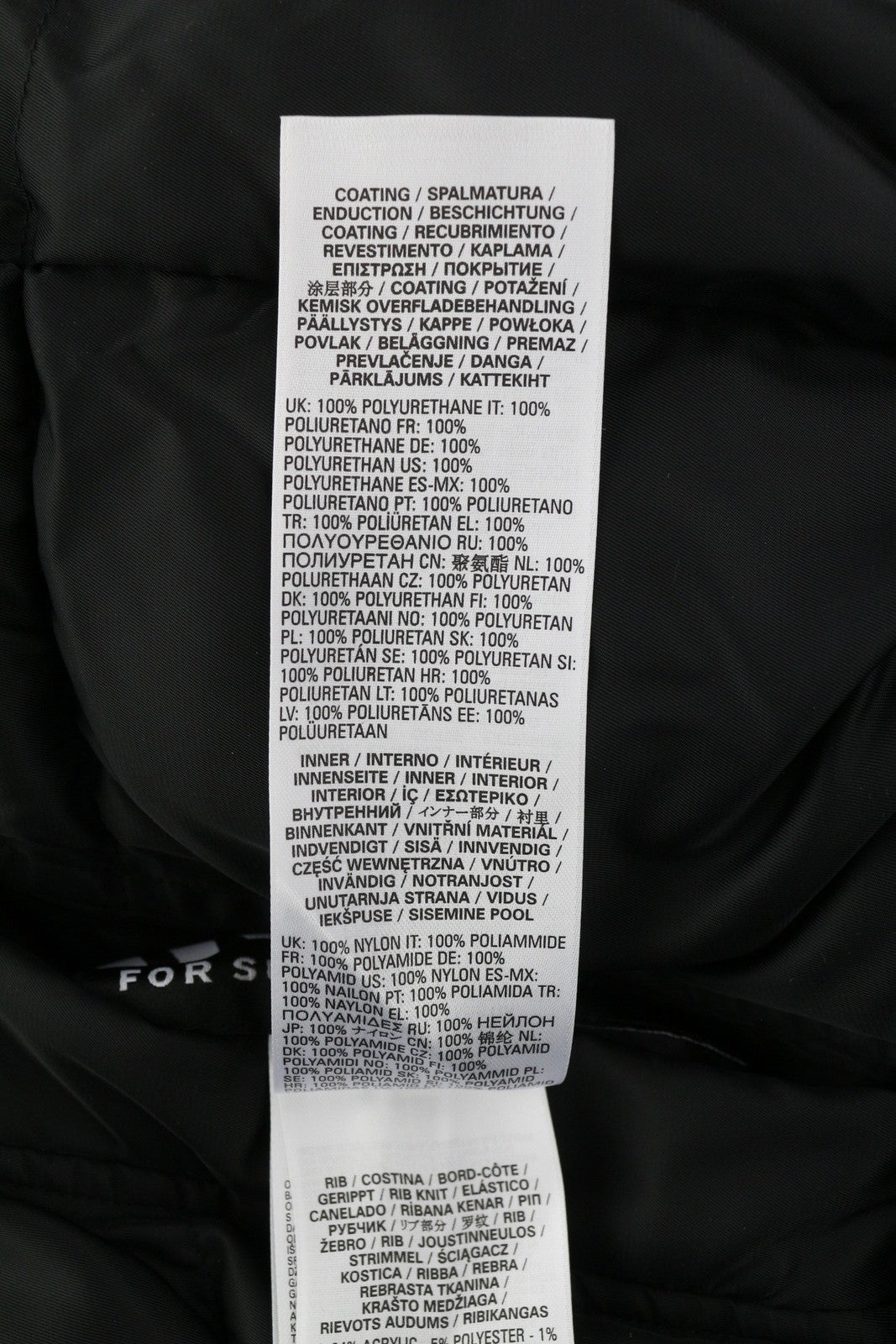 DIESEL W-Jupiter vyriška striukė XL, juoda, dvipusė, blizganti, izoliuota, RRP 495 € 