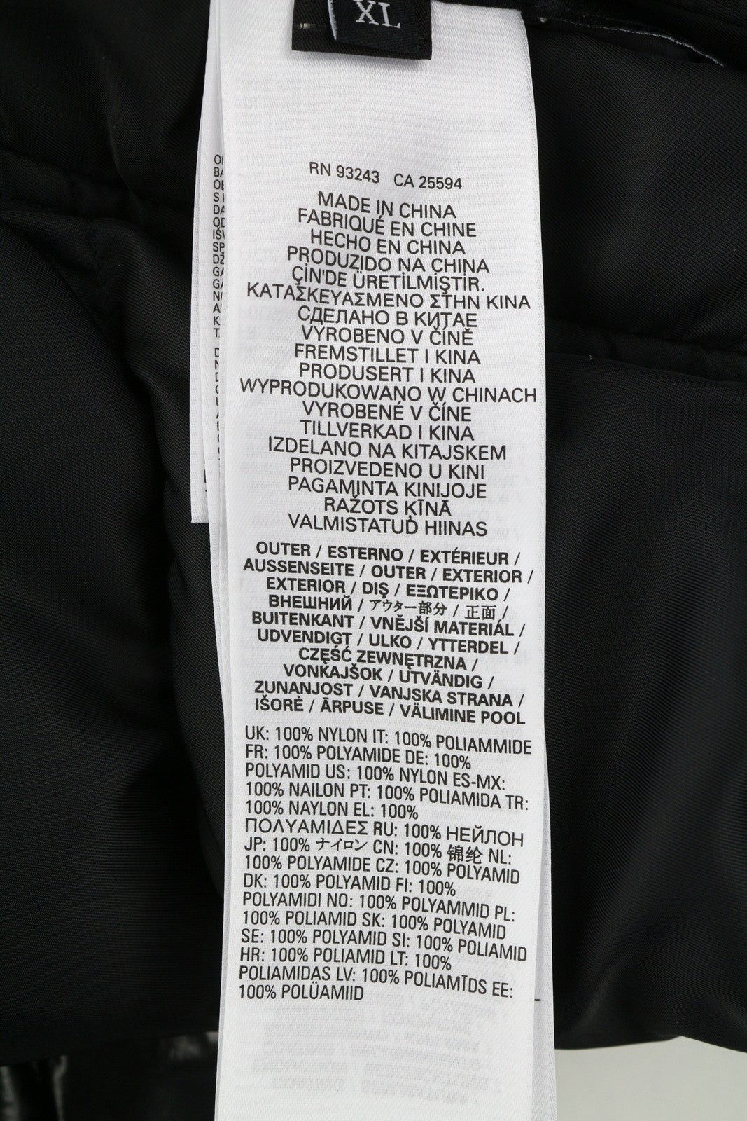 DIESEL W-Jupiter vyriška striukė XL, juoda, dvipusė, blizganti, izoliuota, RRP 495 € 