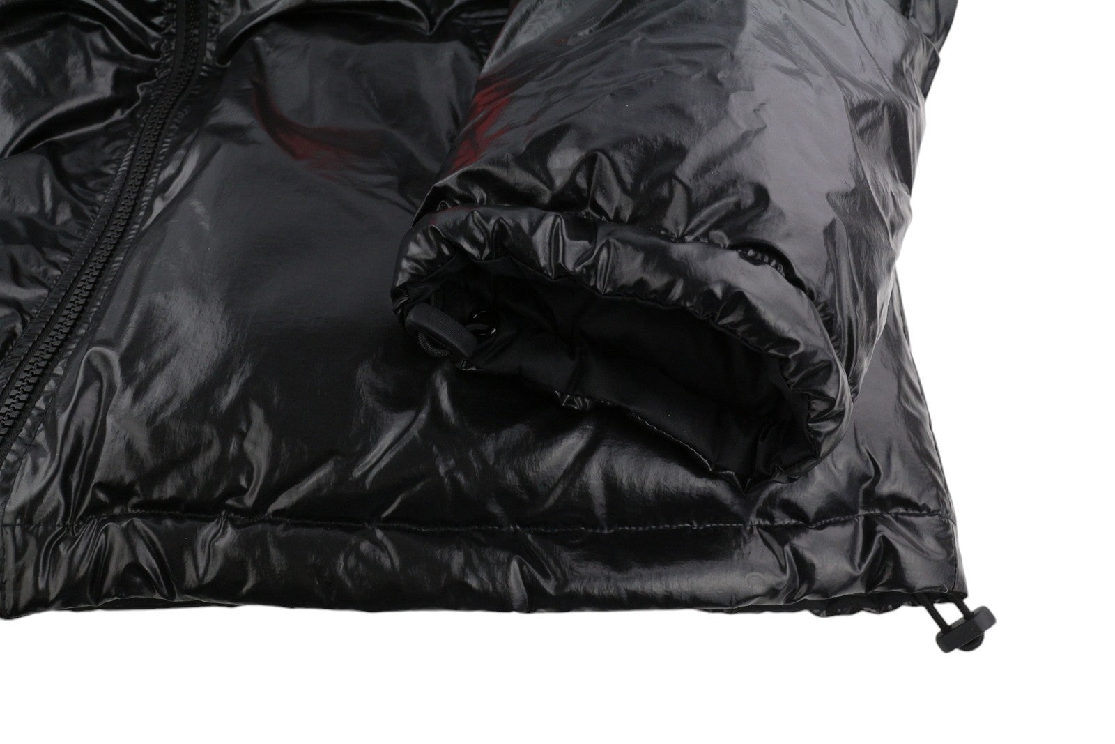 DIESEL W-Jupiter vyriška striukė XL, juoda, dvipusė, blizganti, izoliuota, RRP 495 € 