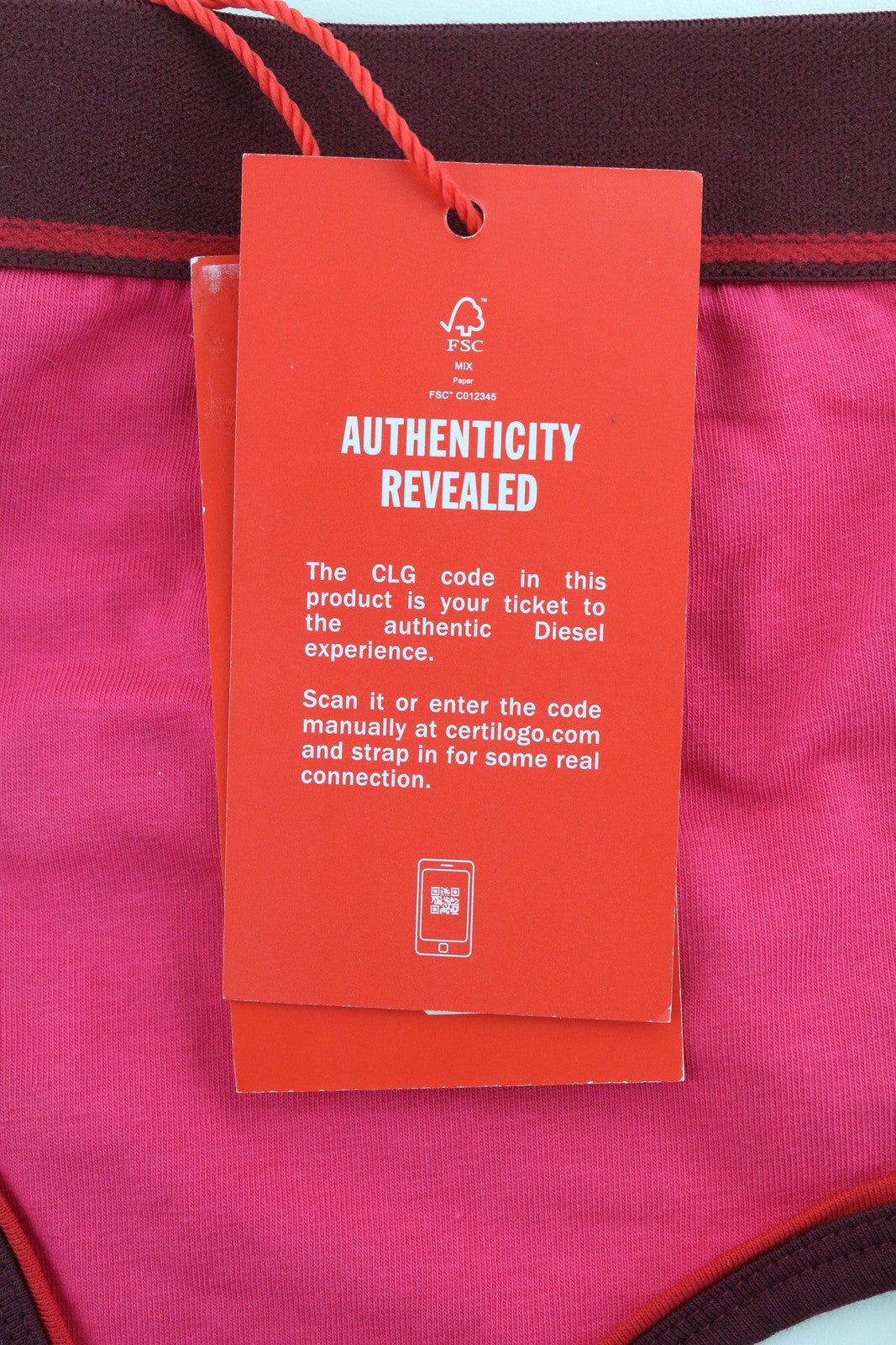 DIESEL Ufsb-Mileys Women Sports Bra XL Pink Sleeveless Round Neck Stretchy Logo