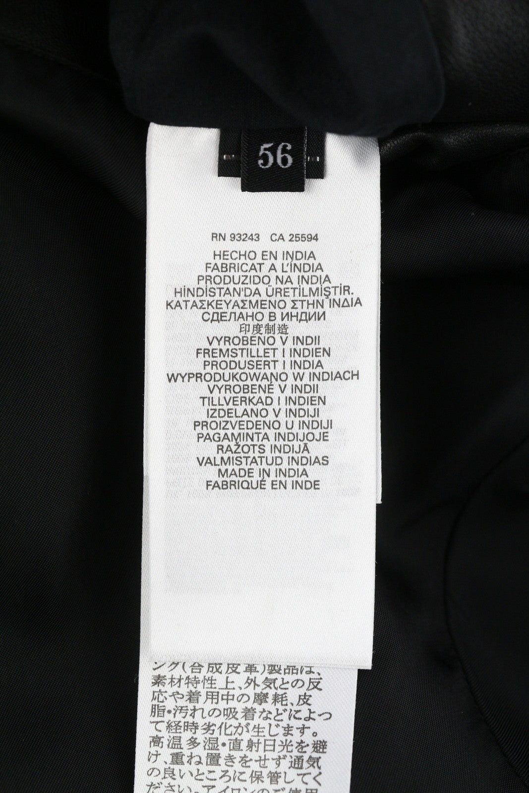 DIESEL L-Metalo vyriška striukė 56 juoda avikailio oda su užtrauktuku ir logotipu, rekomenduojama kaina – 795 € 