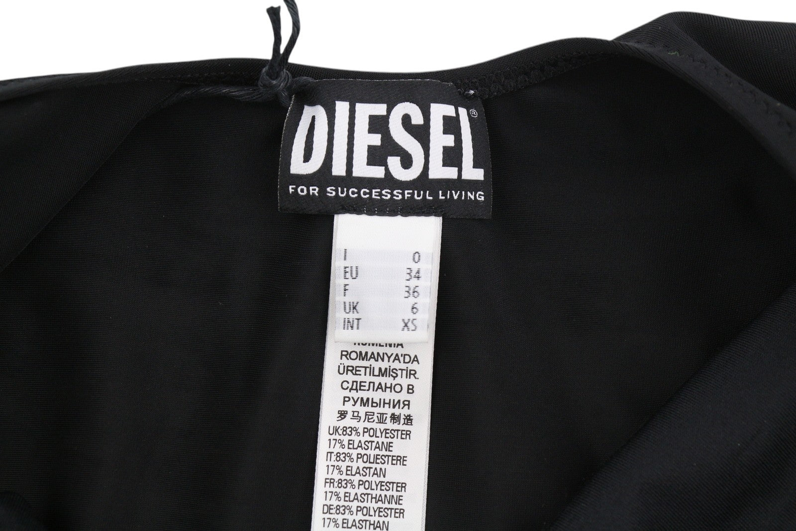 DIESEL X COCA-COLA Flamnew moteriškas maudymosi kostiumėlis XS dydžio, vientisas, tamprus, juodas, rekomenduojama kaina – 100 € 