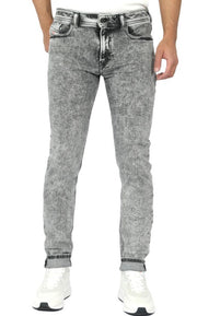 DIESEL 1979 Sleenker 09D89 vyriški džinsai W32/L34 tamprūs, aptempti, pilki, rekomenduojama kaina 195 € 