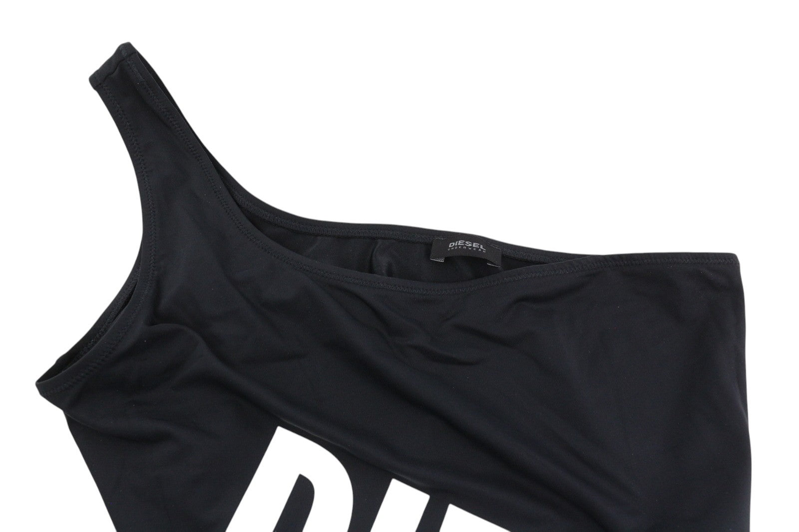 DIESEL Ufby-Jane-R moteriškas bodis S ant vieno peties, tamprus, prigludęs visiems metų laikams