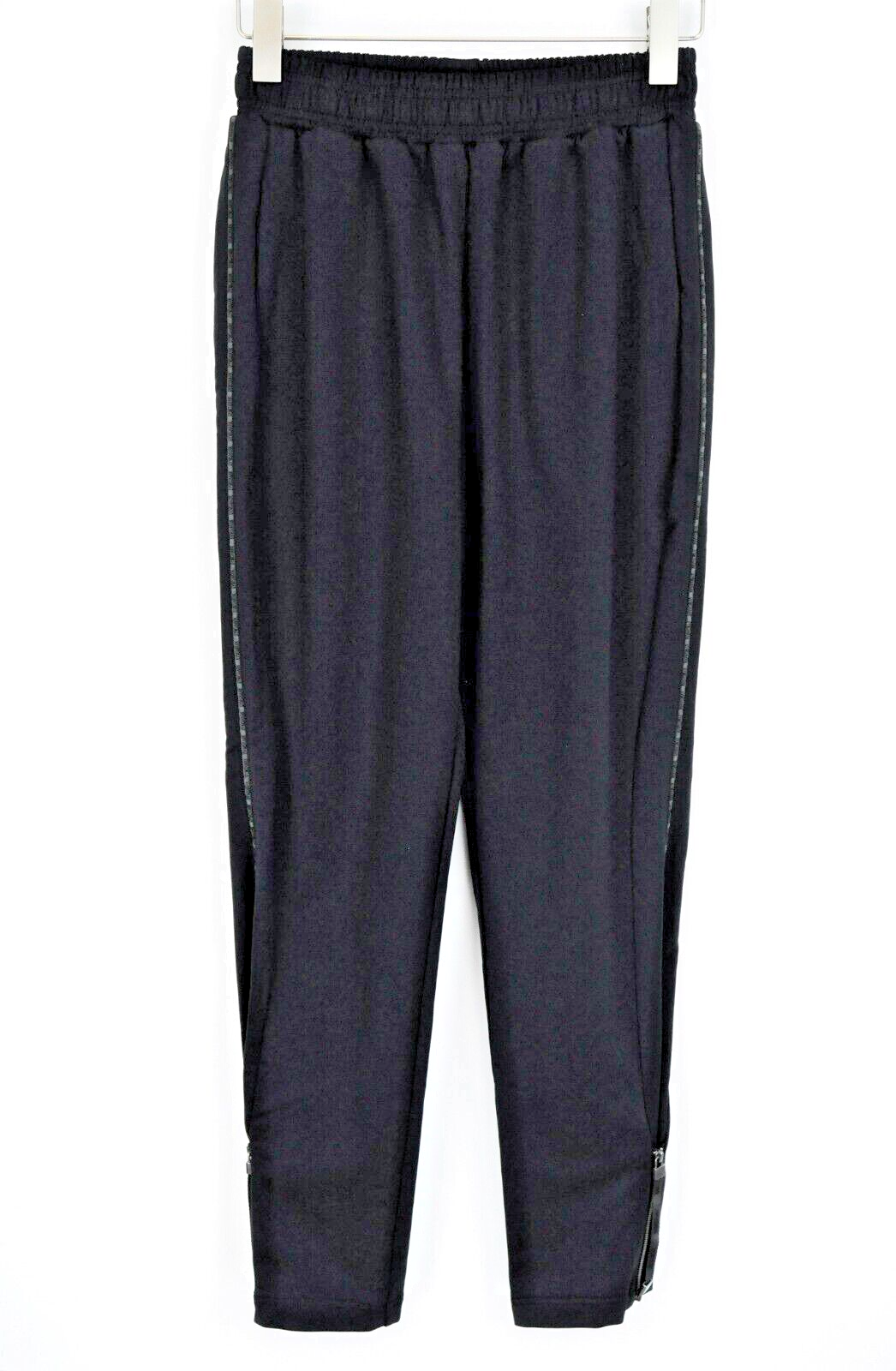 GYMSHARK moteriškos juodos medvilninės tamprios sportinės kelnės miesto sportui 