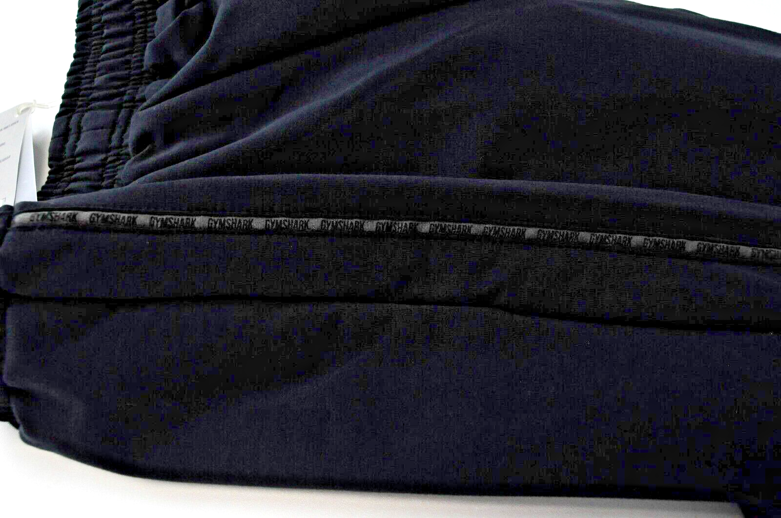 GYMSHARK moteriškos juodos medvilninės tamprios sportinės kelnės miesto sportui 