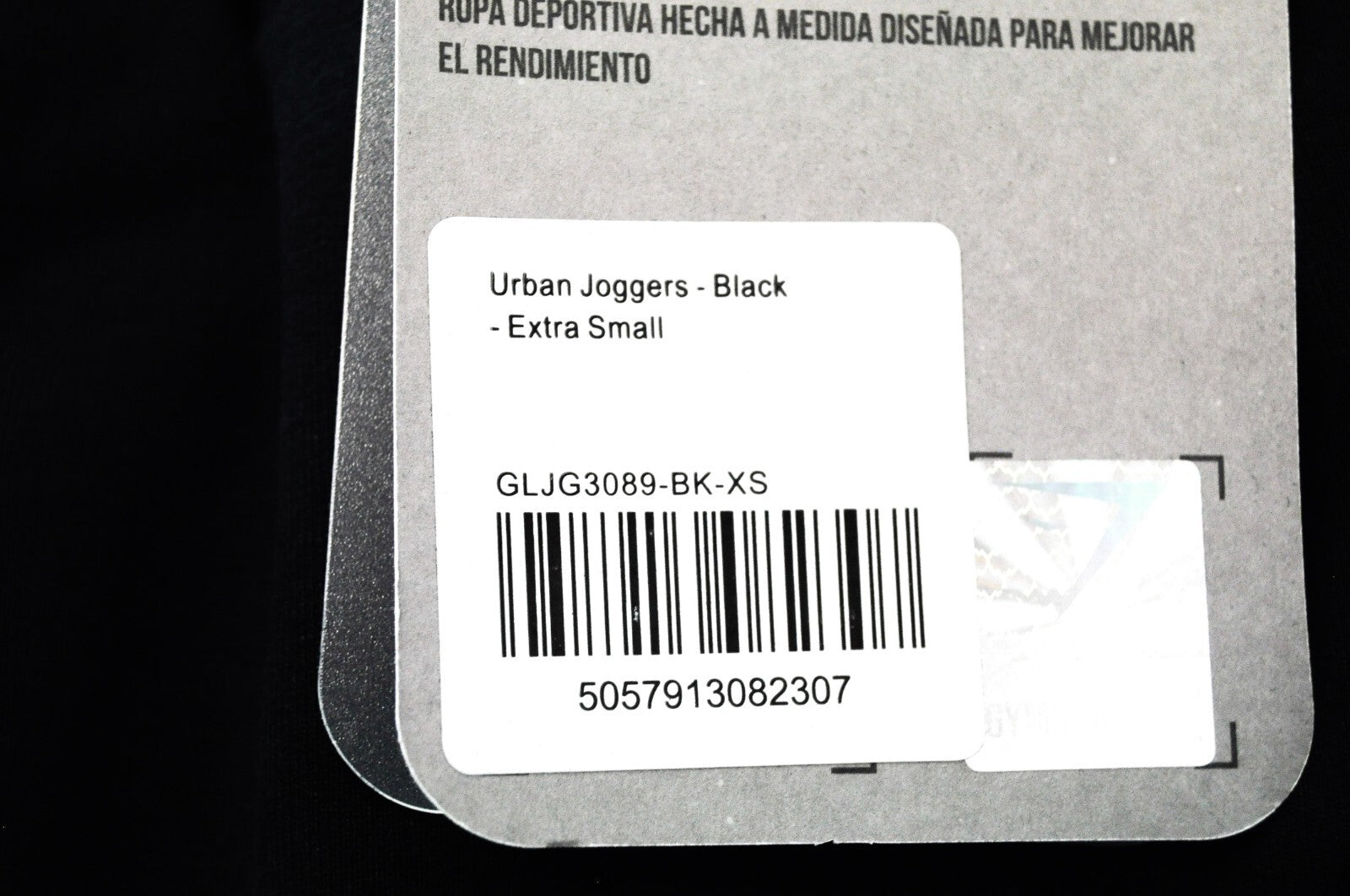 GYMSHARK moteriškos juodos medvilninės tamprios sportinės kelnės miesto sportui 