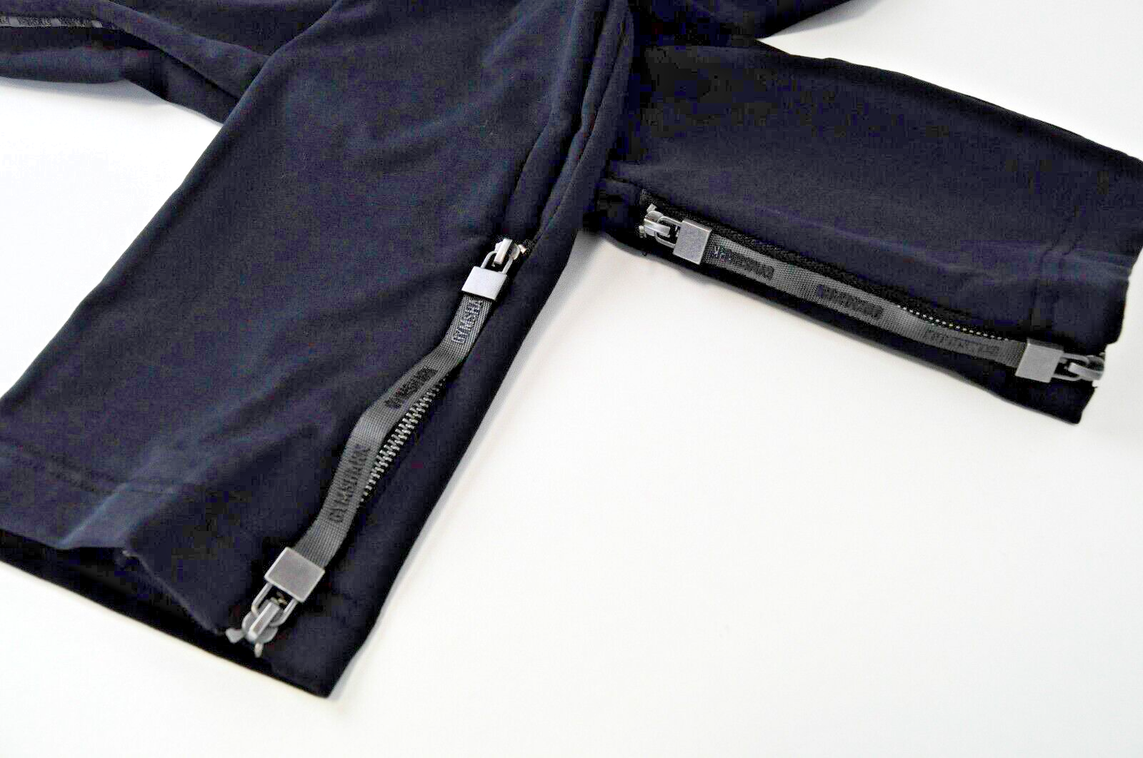 GYMSHARK moteriškos juodos medvilninės tamprios sportinės kelnės miesto sportui 