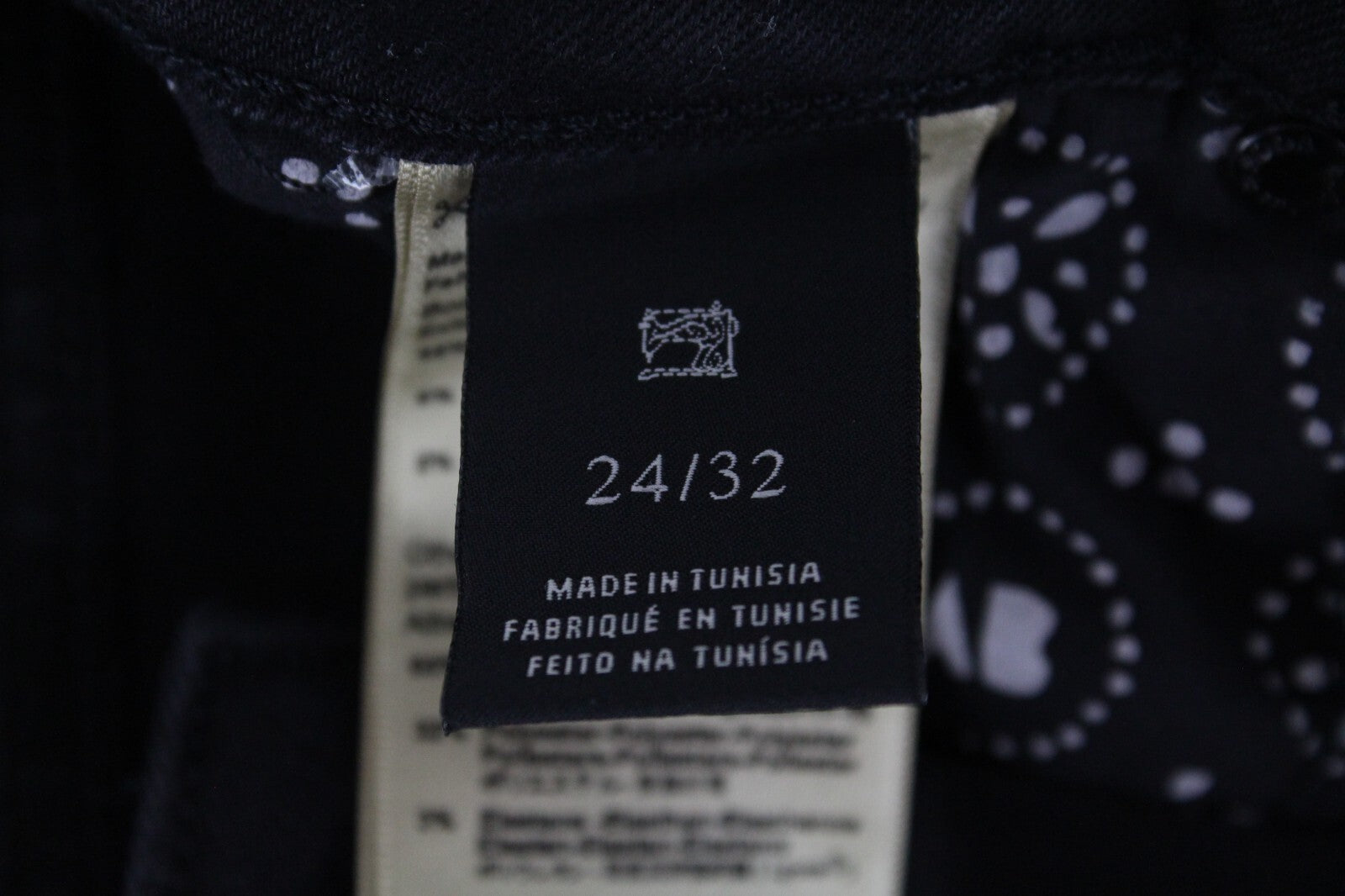 SCOTCH &amp; SODA moteriškos džinsinės kelnės W24/L32 La Bohemienne juodos su siuvinėtais aptemptais raštais 