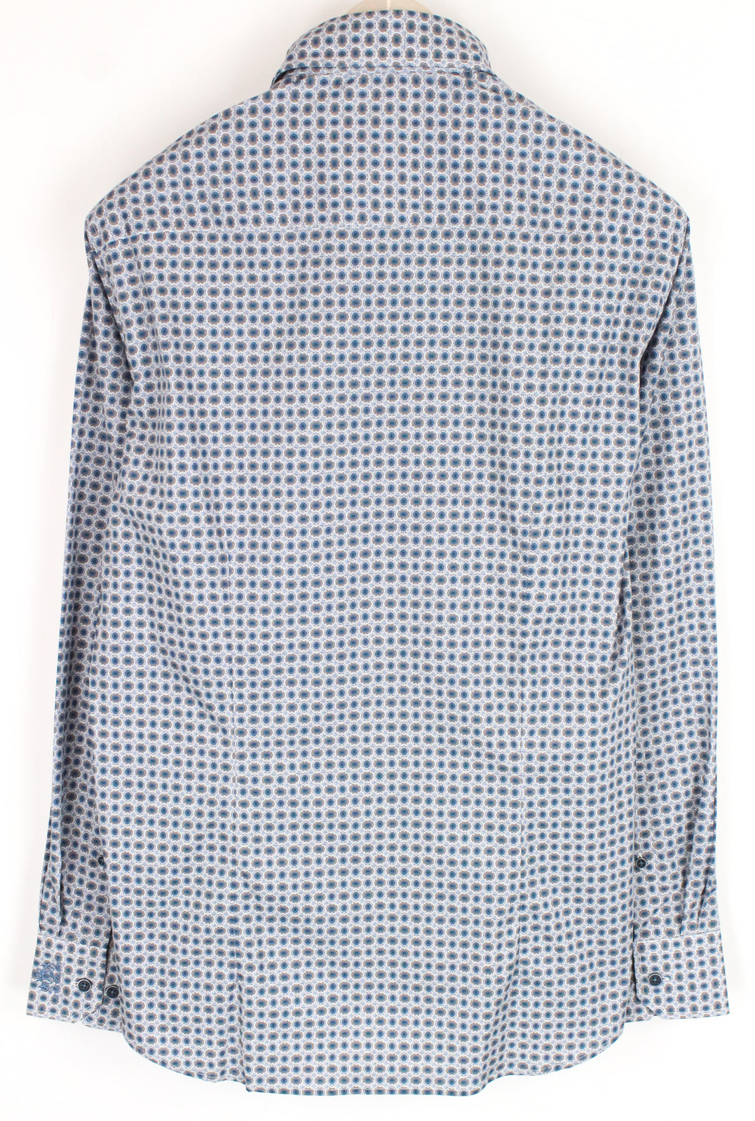 „STATE OF ART“ vyriški marškiniai su S dydžio sagomis ir lopais užsegamomis kišenėmis, gėlių raštu, mažai tampriais... 