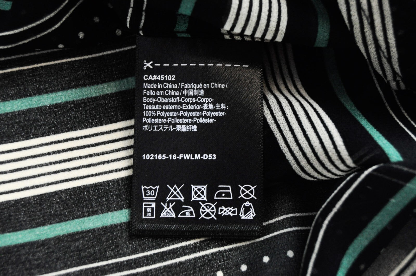 MAISON SCOTCH moteriški marškinėliai M su lengvu dryžuotu apvaliu kaklu, juodi melanžo spalvos 