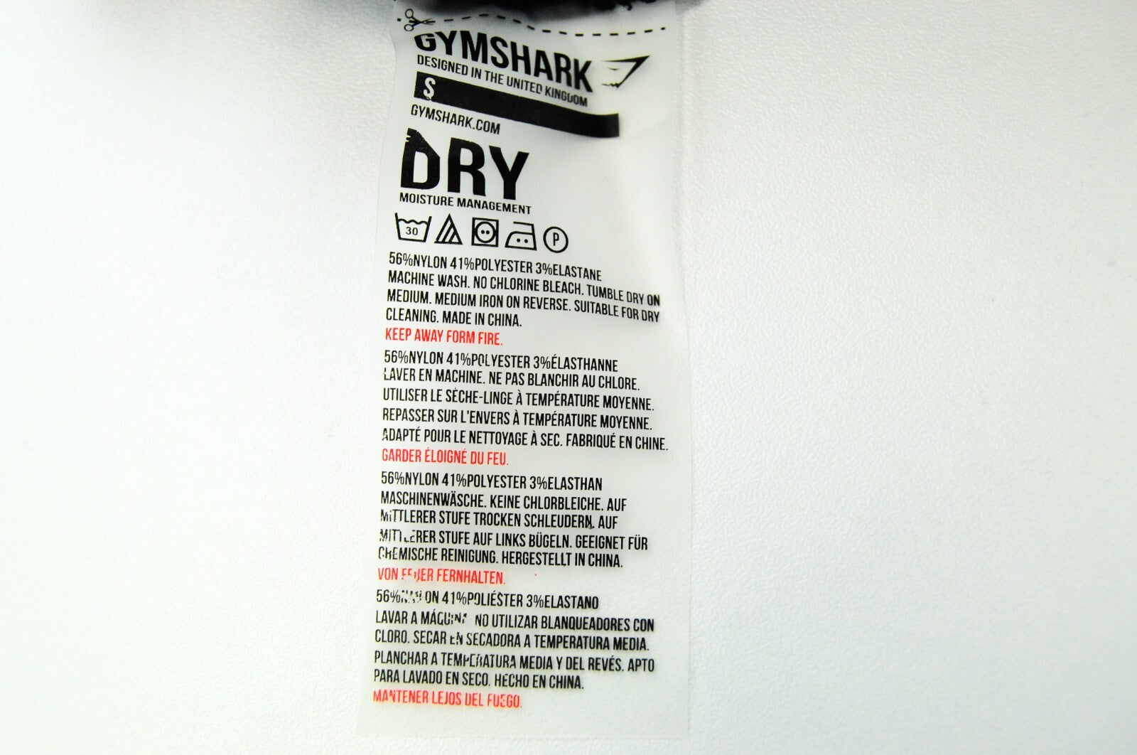 GYMSHARK moteriškos juodos, trumpos, tamprios tamprės su logotipu ir juosmens juosta S dydžio 