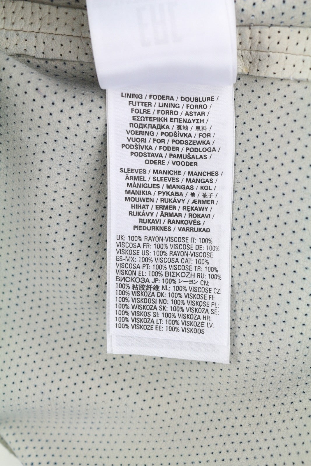 DIESEL L-Clime vyriška striukė 52 su skalbtos mėlynos spalvos avikailio oda, užtrauktuku, RRP 750 € 