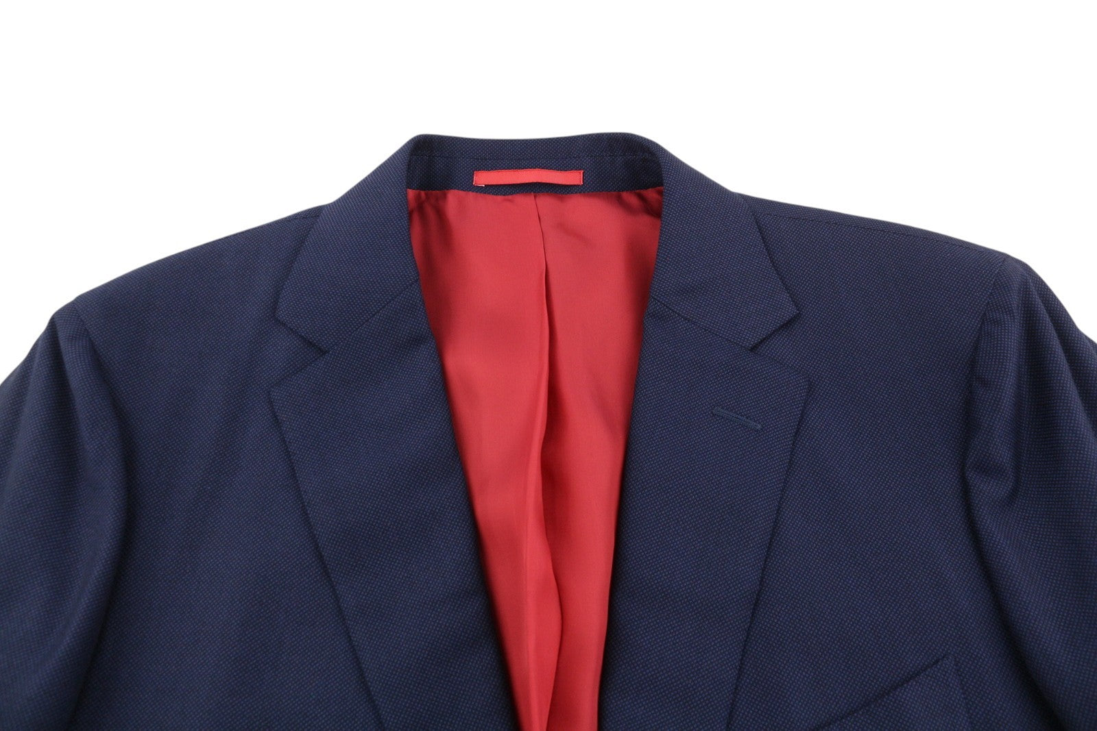 SUITSUPPLY Sienna Men Suit UK46R Blue Wool Single-Breasted Double-Vented 2 Pc