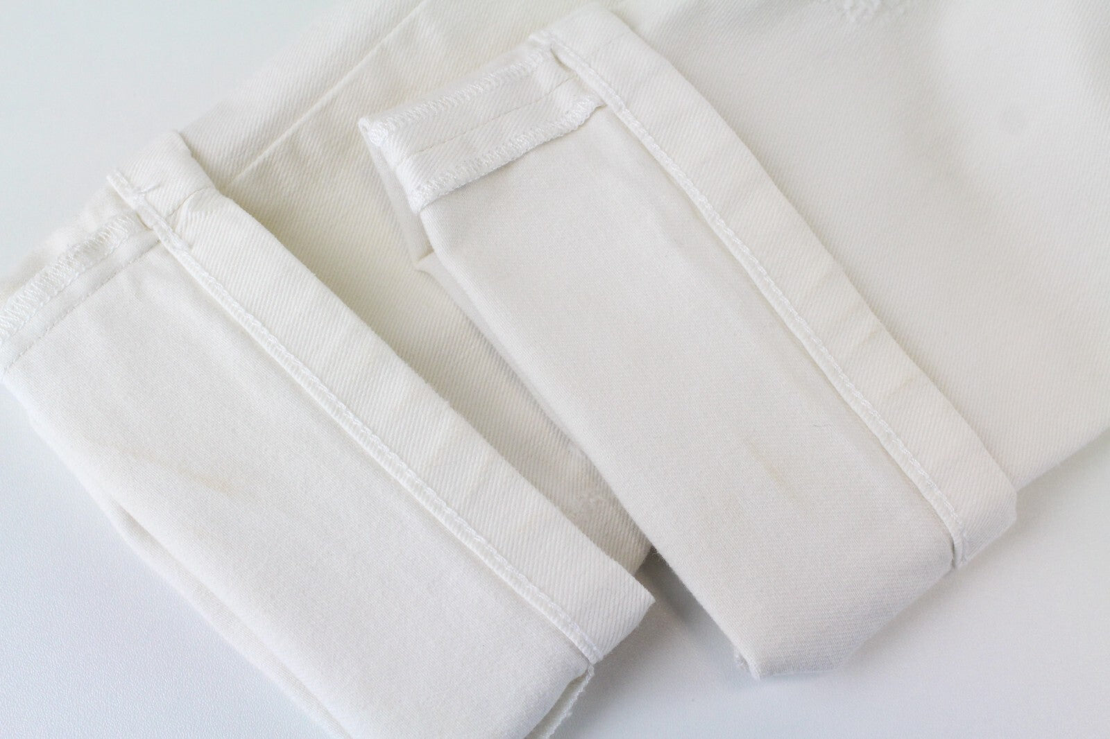 MAISON SCOTCH Joni moteriški džinsai ~W30 balti, dirbtinai sendinti, klasikinio stiliaus džinsai~ 