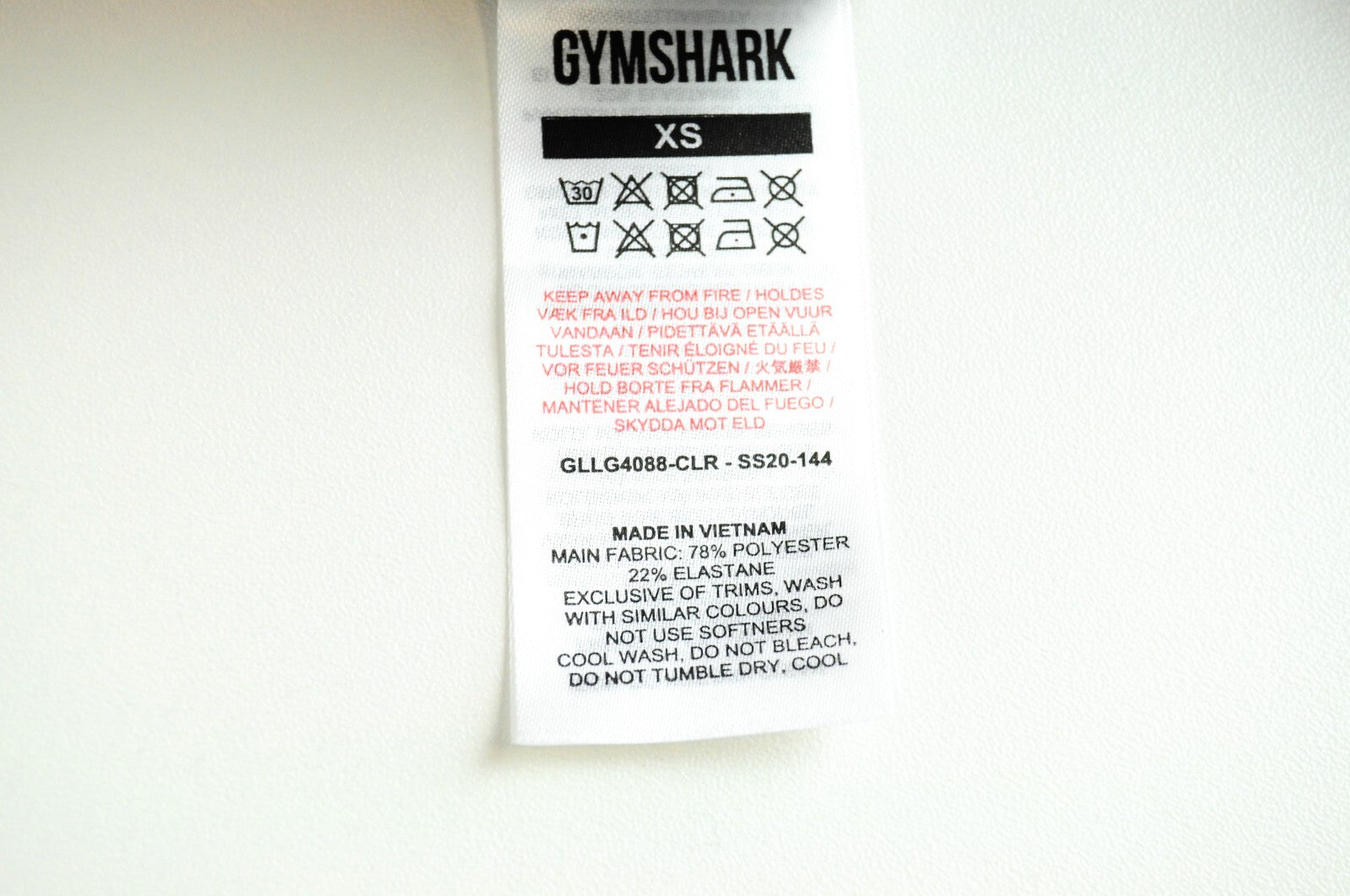 GYMSHARK moteriškos tamprės XS dydžio bordinės raudonos tamprios sportinės kelnės 