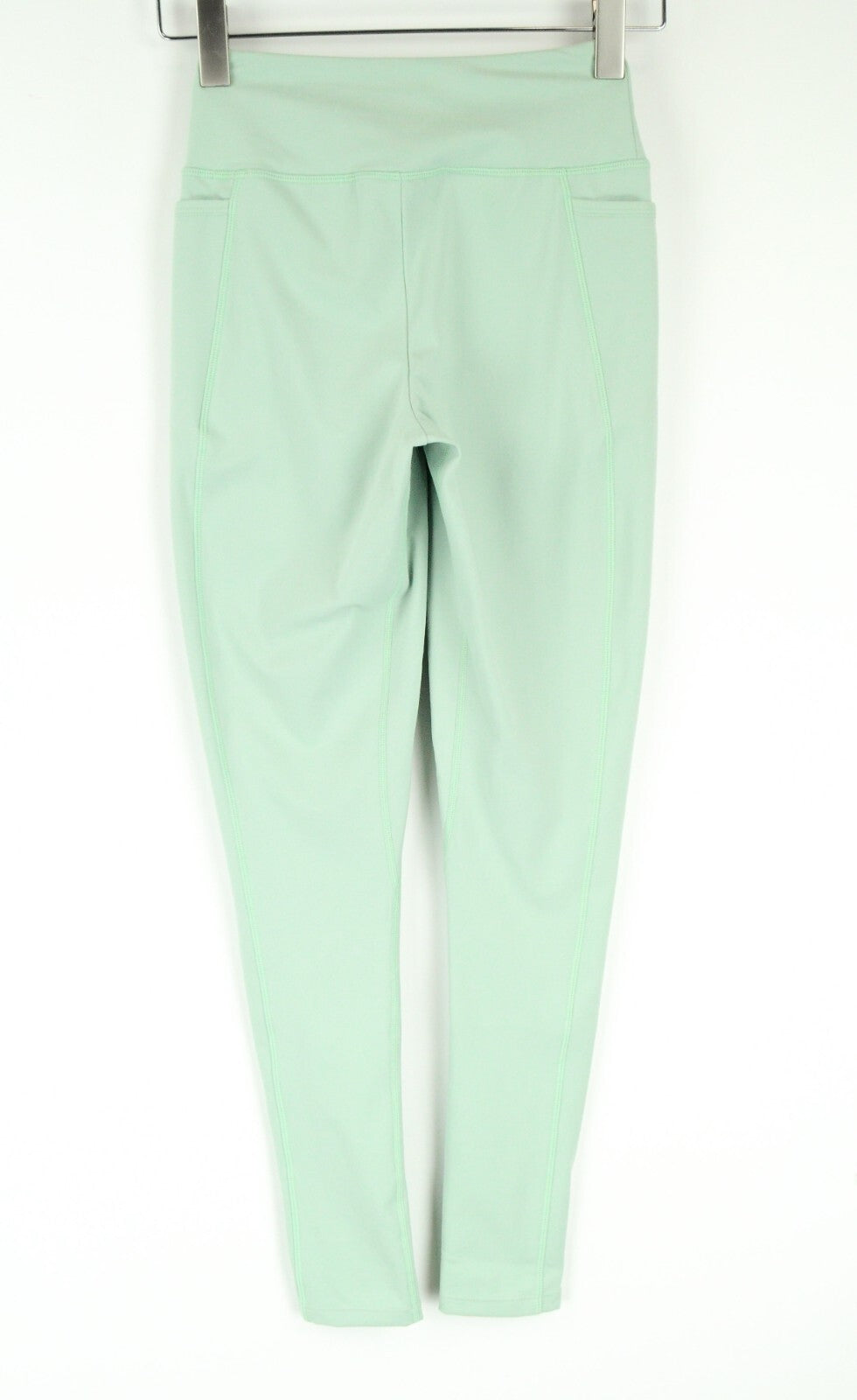 GYMSHARK moteriškos tamprės XS dydžio pistacijų žalios svajingos, tamprios kelnės 