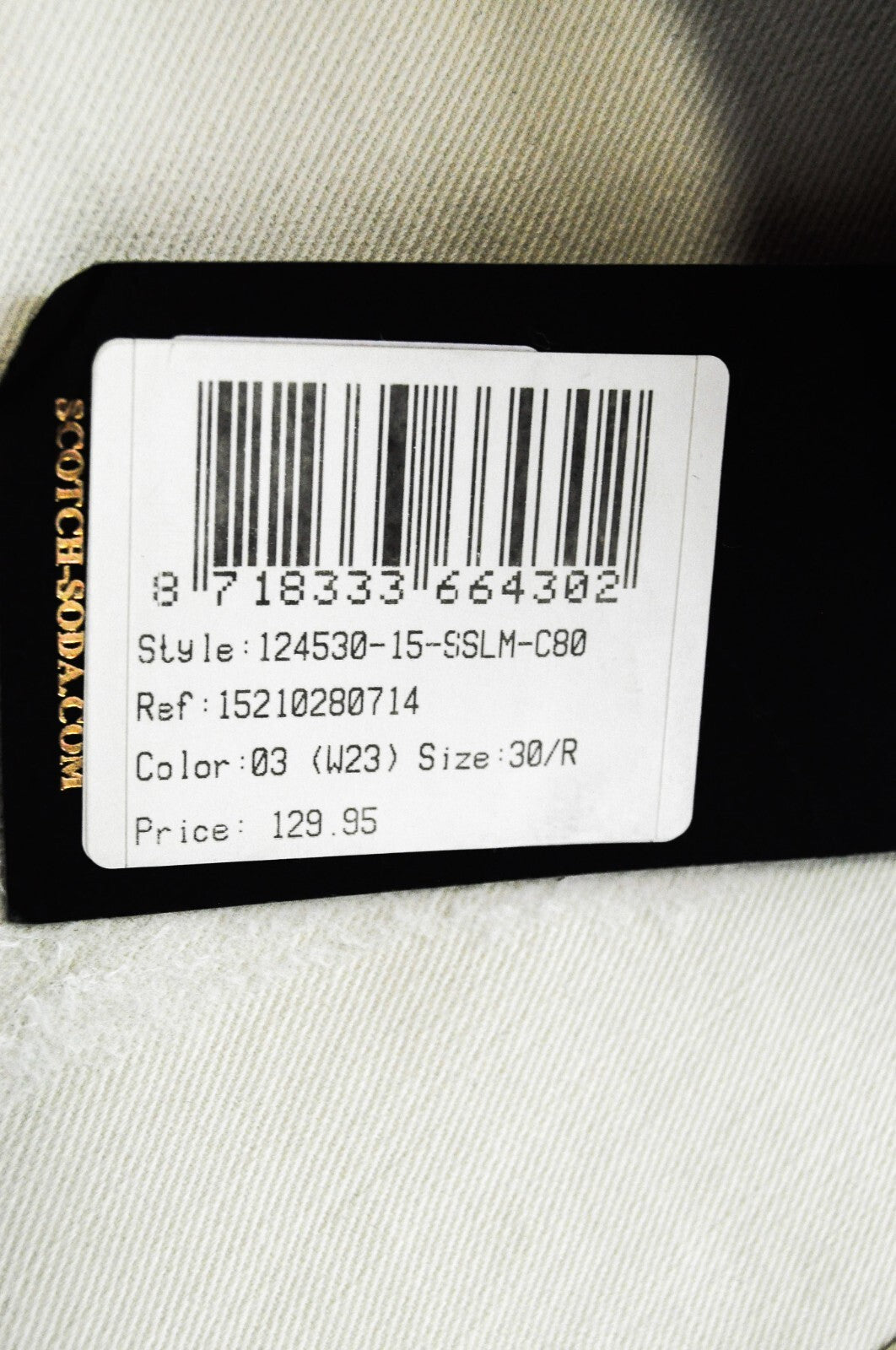 SCOTCH &amp; SODA moteriški W30 Slim Boyfriend džinsai su ventiliuojamomis siūlėmis, dirbtinės odos.