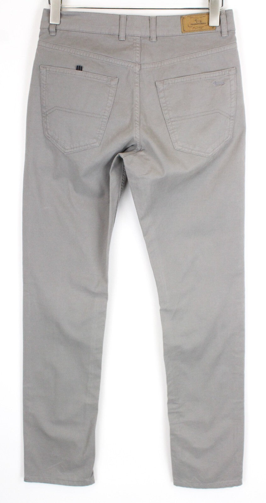 HARMONT & BLAINE Men Trousers 44 Grey Regular Fit Stretch Cotton Jean Style