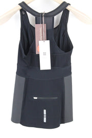 SWEATY BETTY Speedwork Women's 2XS Tank Top Black Racerback Stretch Activewear