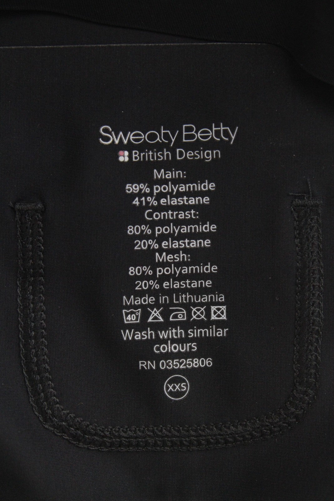 SWEATY BETTY Speedwork Women's 2XS Tank Top Black Racerback Stretch Activewear