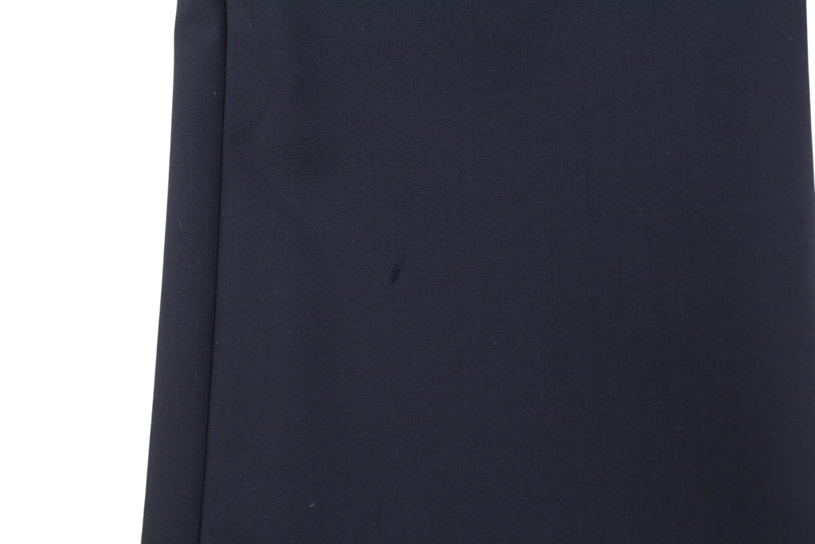 SUITSUPPLY Soho vyriškos kelnės su atlenkiamomis sruogomis, UK26, tamsiai mėlynos, grynos vilnos, S120, siaurėjantis kirpimas 