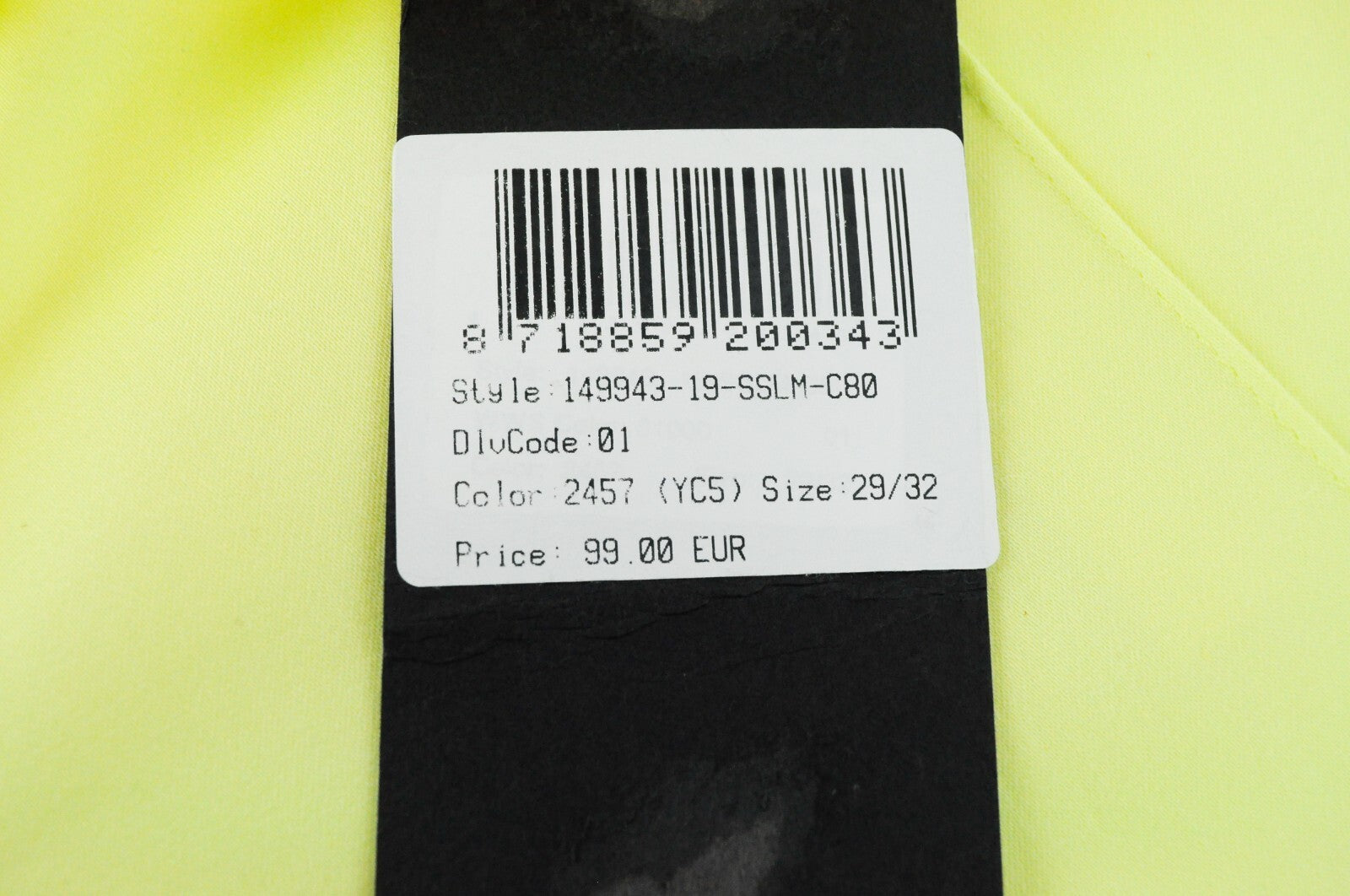 MAISON SCOTCH moteriškos W29/L32 geltonos chino kelnės su diržu, tamprios, klostuotos 