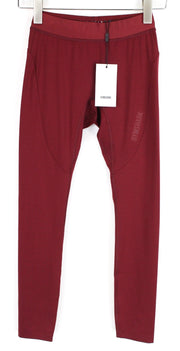 GYMSHARK moteriškos tamprės S su raudonu tampriu juosmeniu Focus Activewear 