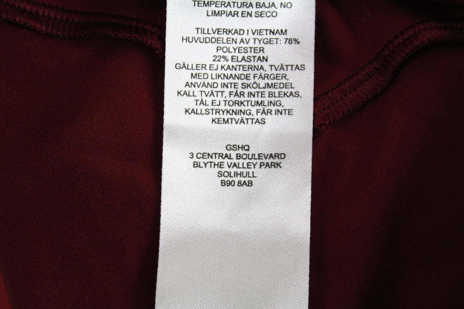 GYMSHARK moteriškos tamprės S su raudonu tampriu juosmeniu Focus Activewear 