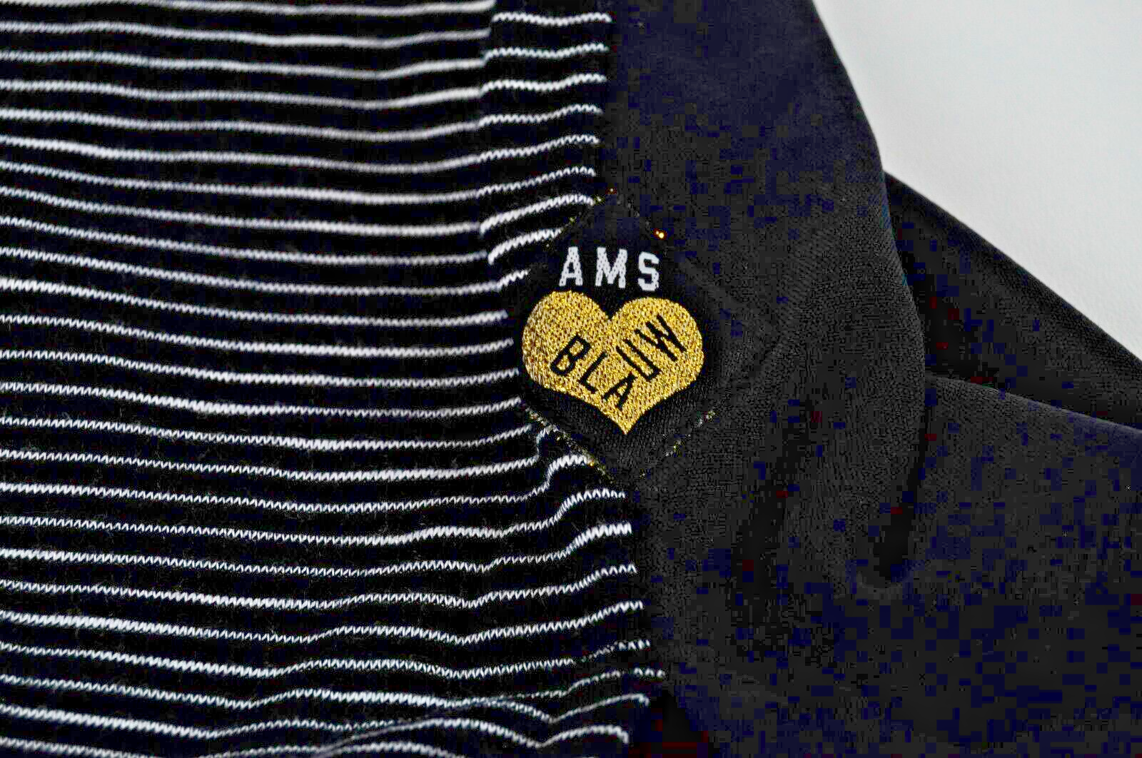 MAISON SCOTCH Women S Black Sleeveless Striped Longer Back Contrast Top