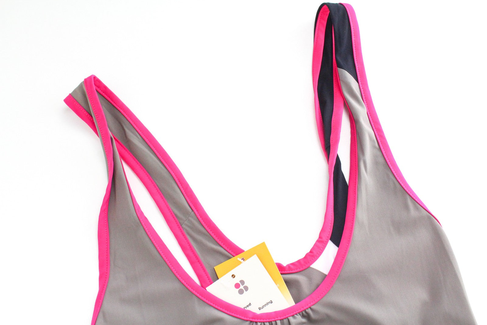 SWEATY BETTY Race antliemenė moterims, pilka, L dydžio, tampri bėgimo palaidinė be rankovių 