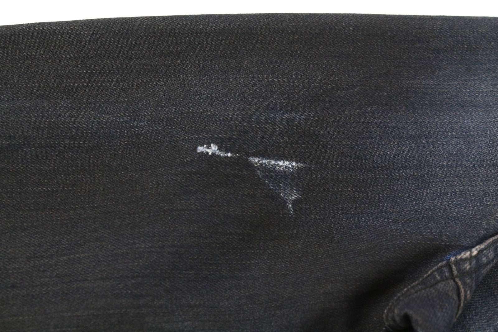 NUDIE JEANS Perry Men Jacket S Denim Organic Black On Blue Buttoned Spread Neck