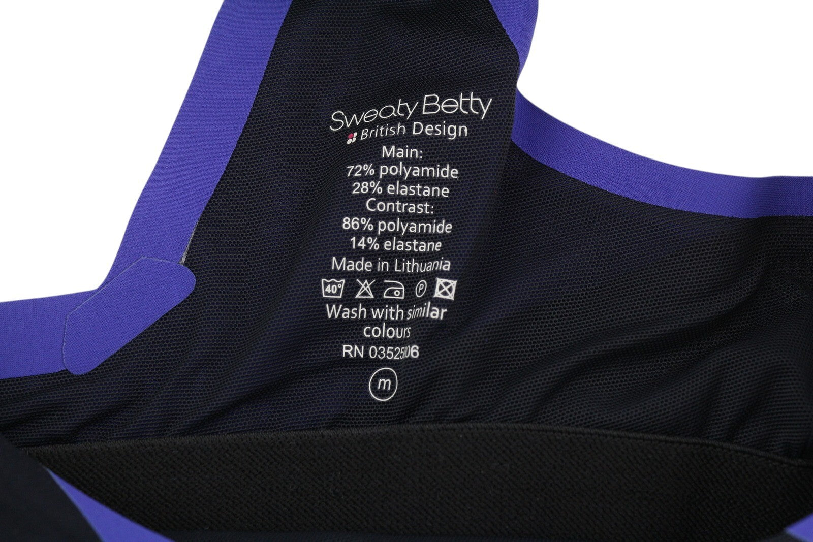 SWEATY BETTY Devant Dance Leotard Women's Jumpsuit M High Stretch Cut-Out Back