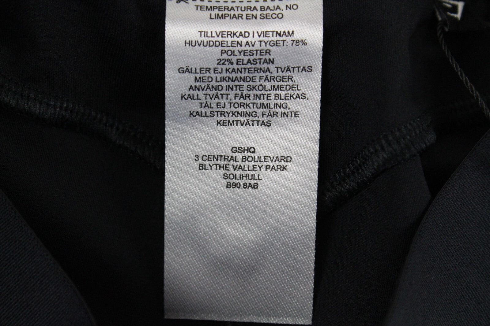 GYMSHARK moteriškos tamprės S dydžio su juodu juosmeniu ir tampriu „Focus Activewear“ logotipu 