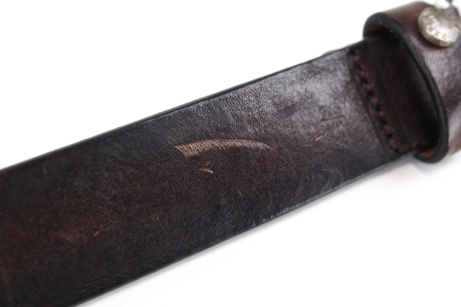 REPLAY vyriškas diržas 100 cm, rudas, vienspalvis, natūralios odos, su sagtimis, galvijos oda 