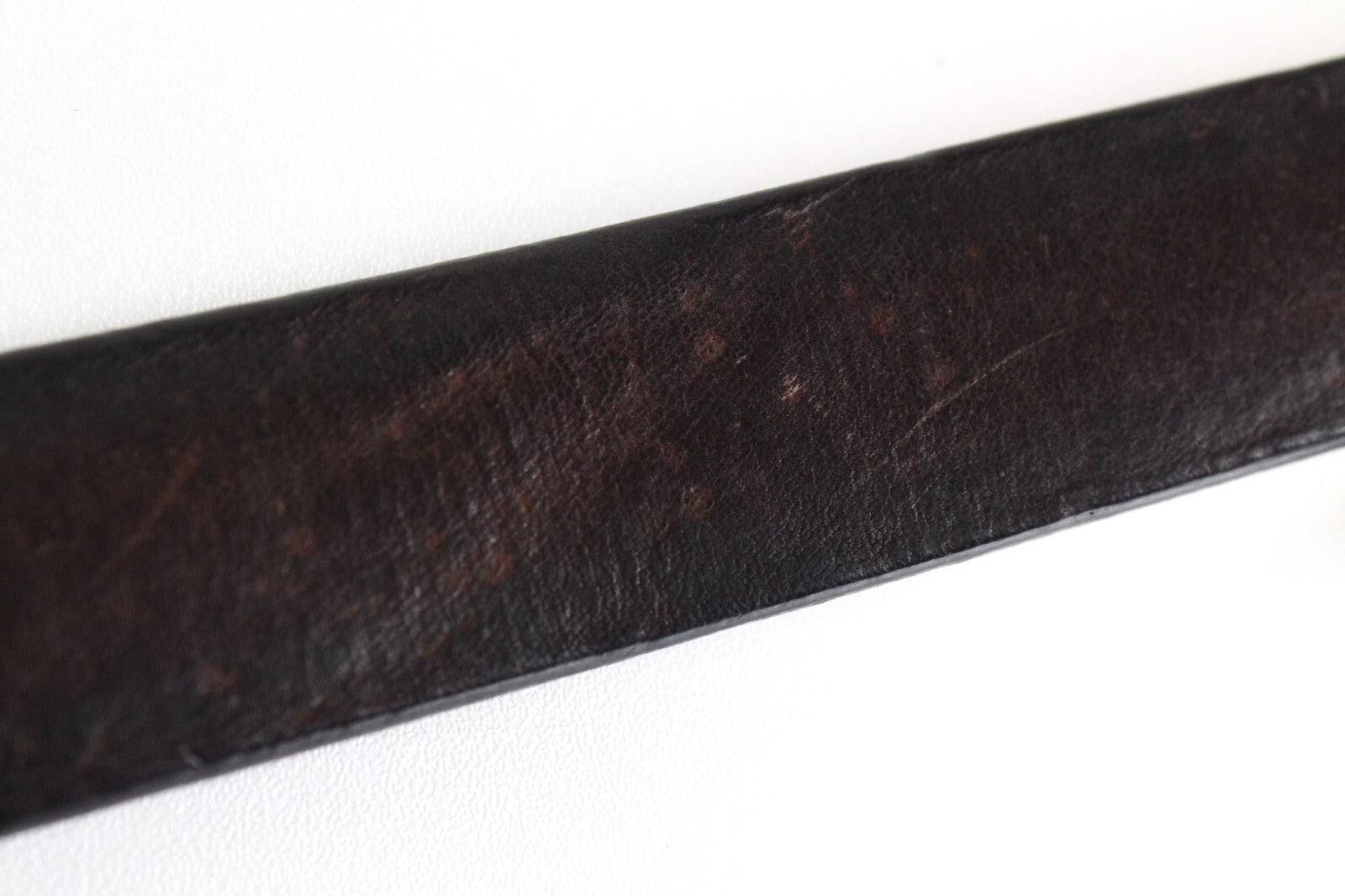 REPLAY vyriškas diržas 100 cm, rudas, vienspalvis, natūralios odos, su sagtimis, galvijos oda 