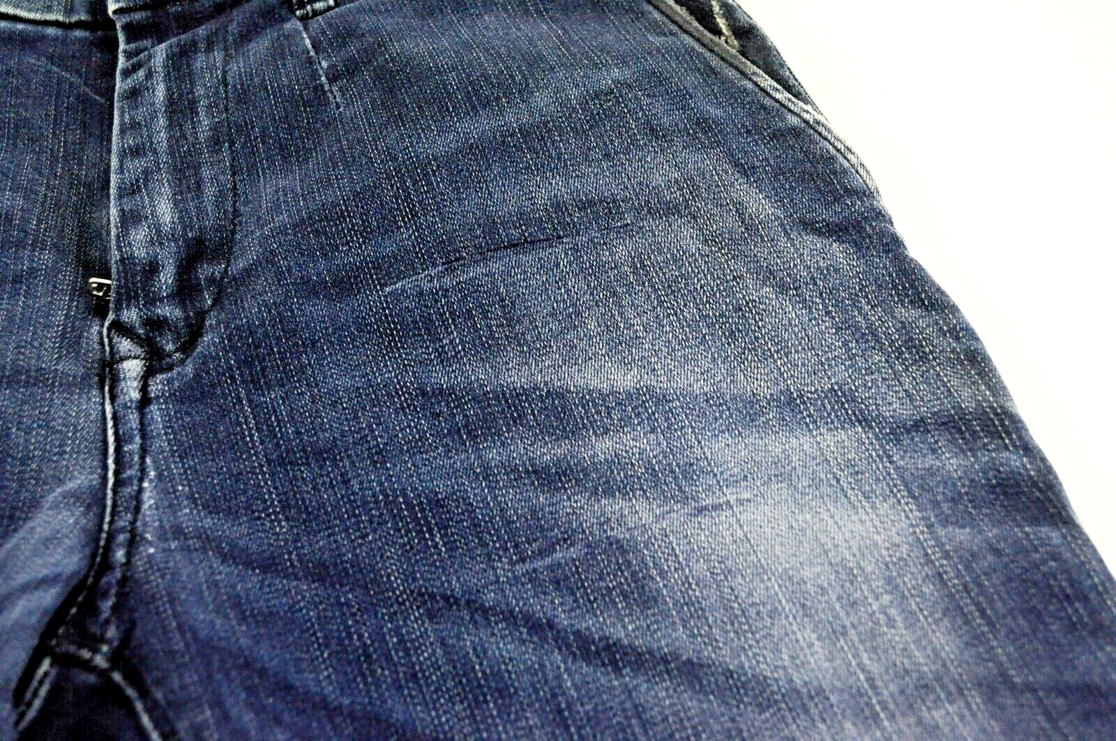 REPLAY Men Jeans W27/L32 Slim Fit Washed Cotton Chino Stretch Blue Lehoen