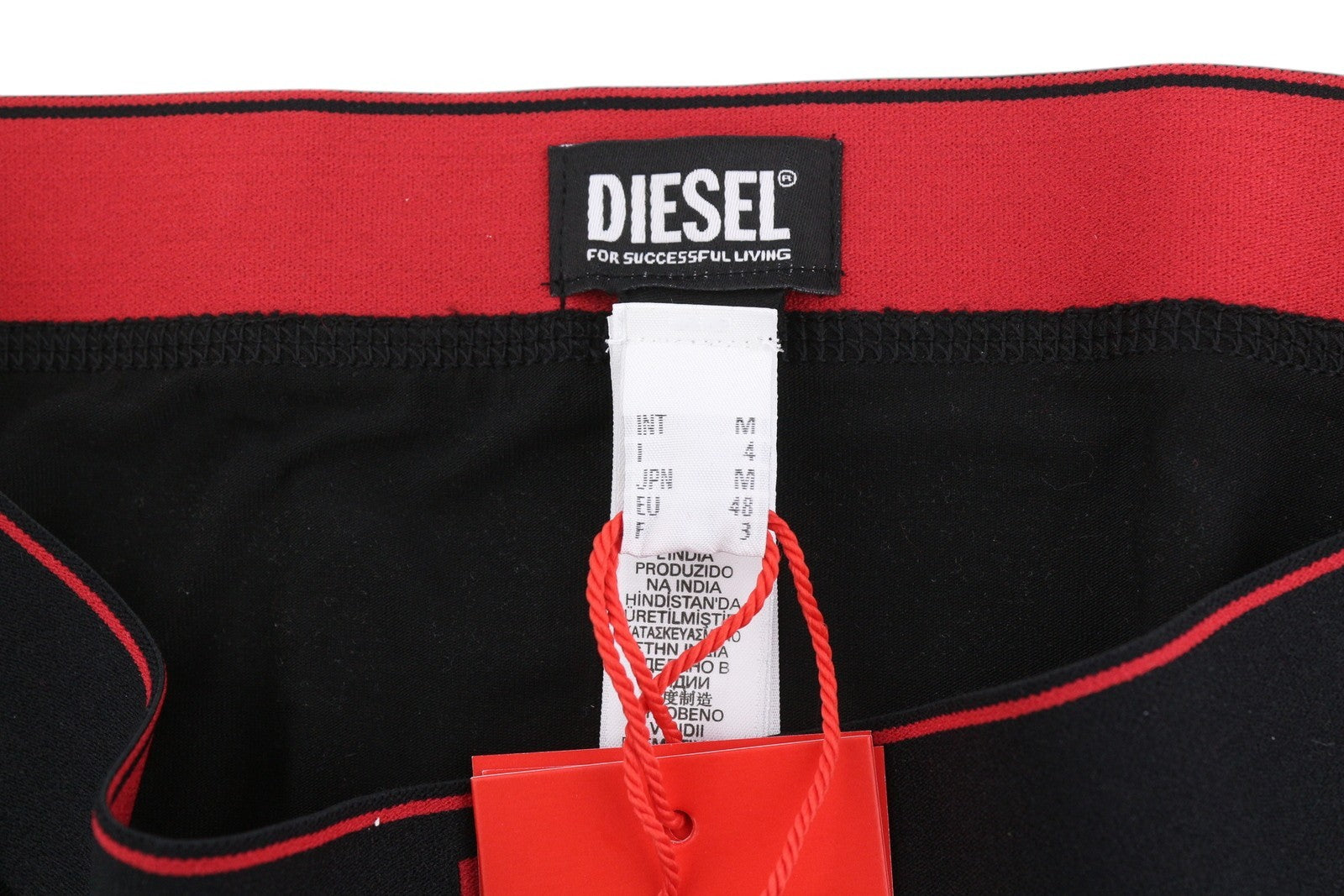 DIESEL Umbx-Damien-H Men Underwear M Trunks Boxers Elasticated Waistband Dark