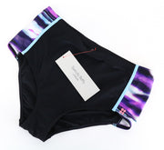 SWEATY BETTY Tranquility Retreat Swimwear M Black High-Waist 60s Bikini Bottom