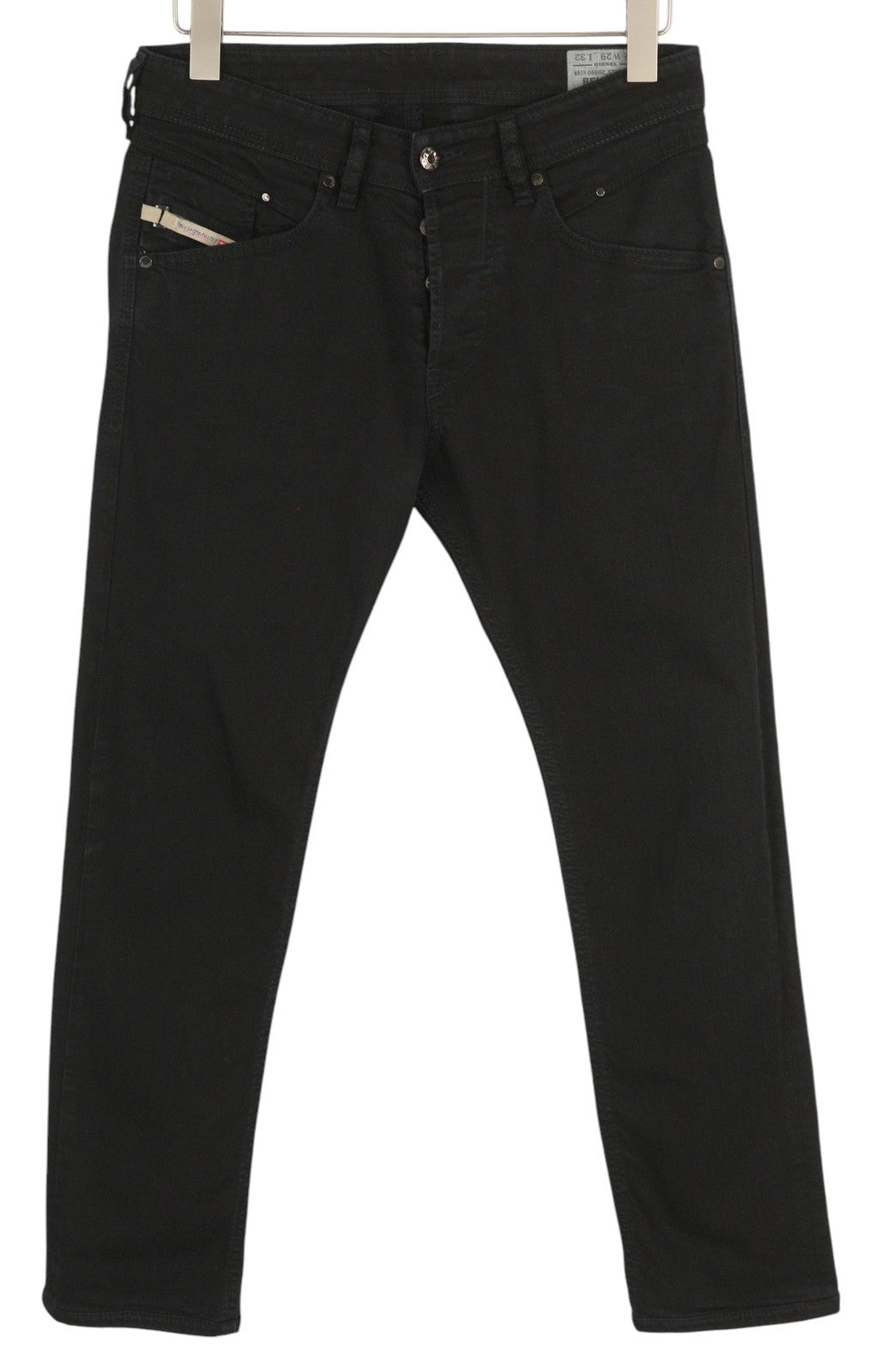 DIESEL Belther 0886Z Men Jeans W29/L32 Denim Black Regular Slim Tapered Stretch