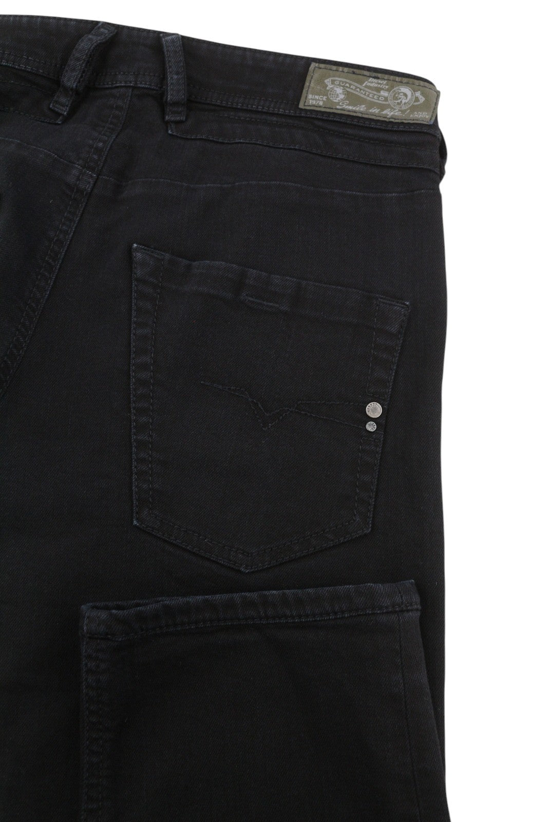 DIESEL Belther 0886Z Men Jeans W29/L32 Denim Black Regular Slim Tapered Stretch