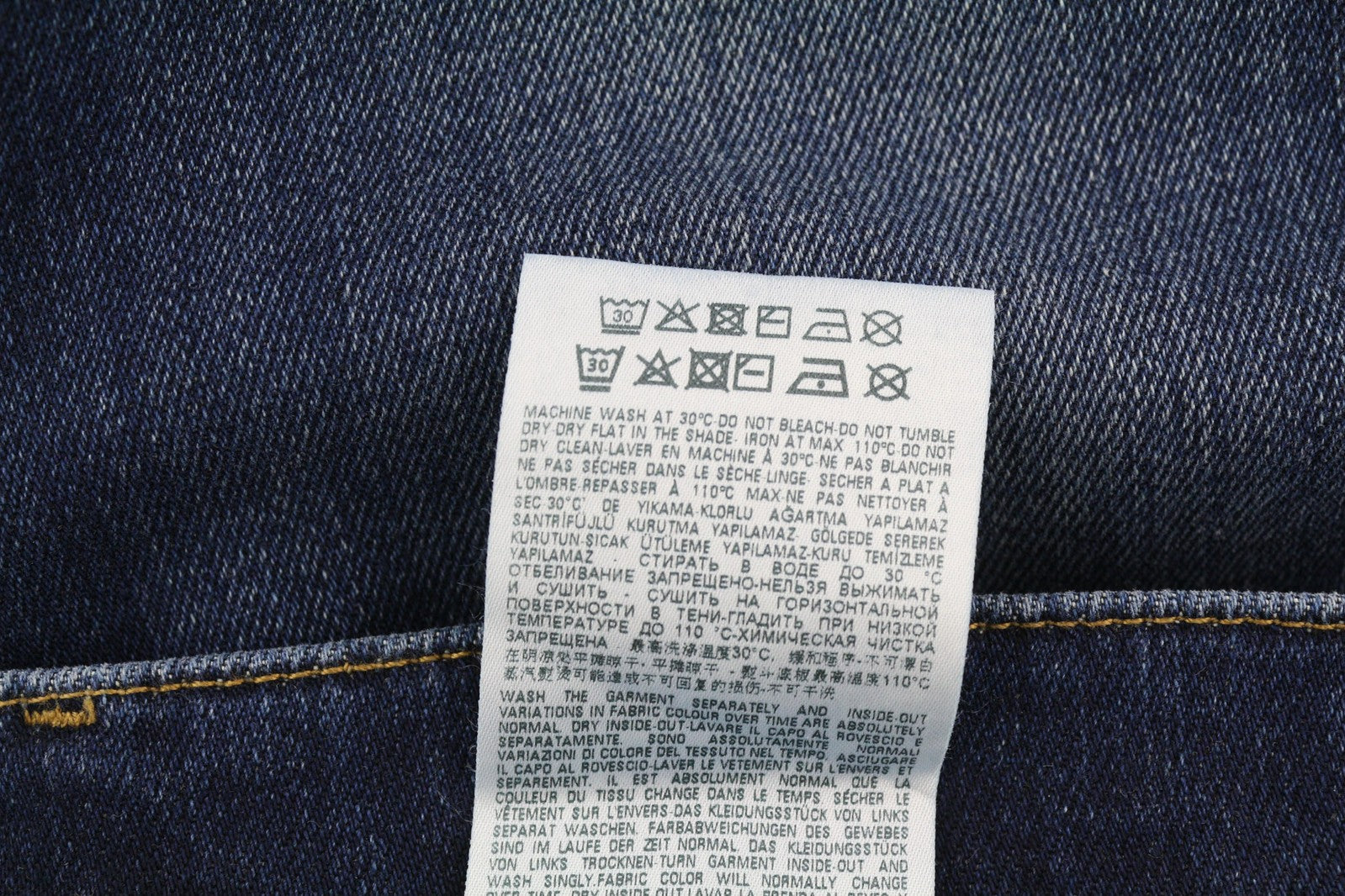 DIESEL D-Mihtry 009ML vyriški džinsai W30/L30 tiesaus kirpimo, tamprūs, skalbto mėlyno logotipo imitacija 